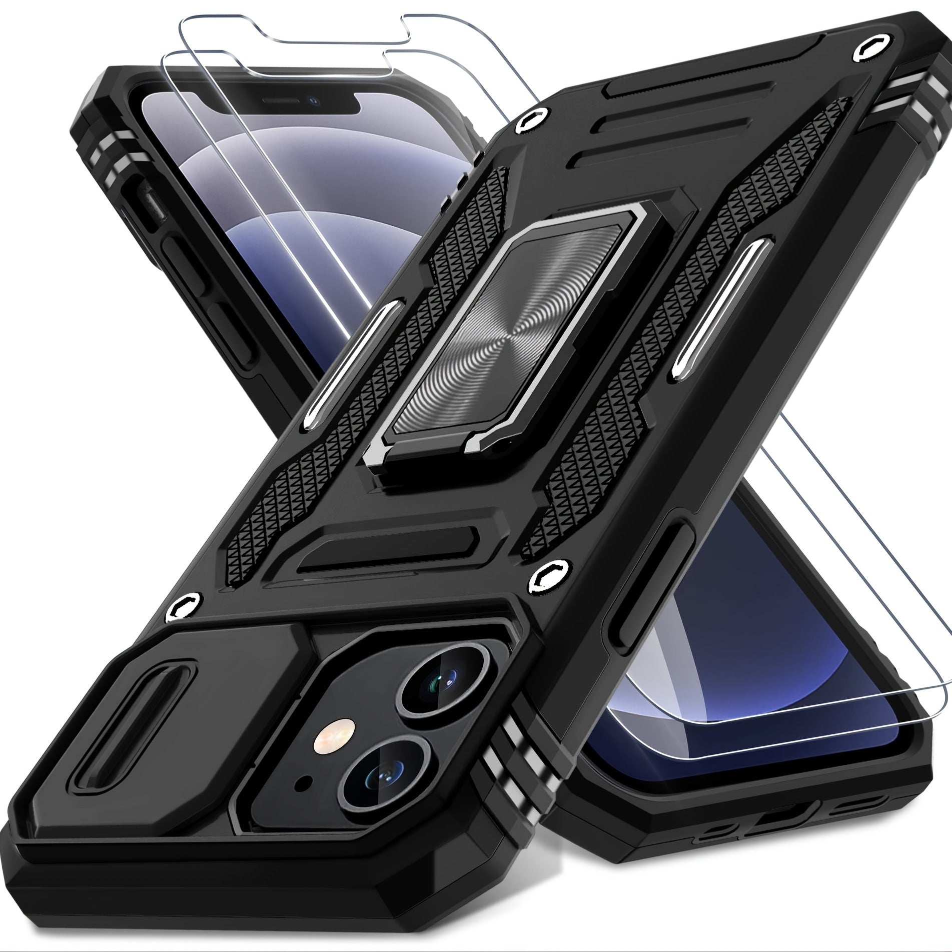Durable Windowed AntiFall Cover for Apple Phones