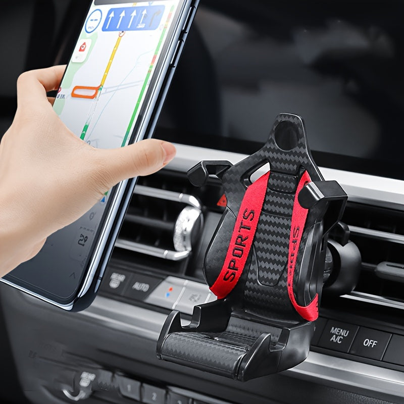 Universal Racing Seat Car Vent Phone Holder