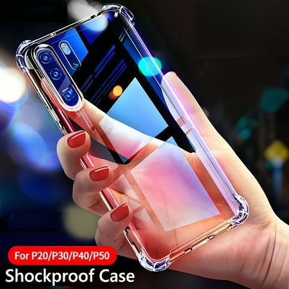 Transparent Shockproof Case for Huawei P20P30P40 and Mate 20 Lite
