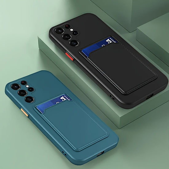 SingleColor Silicone Card Case for Samsung Galaxy Devices