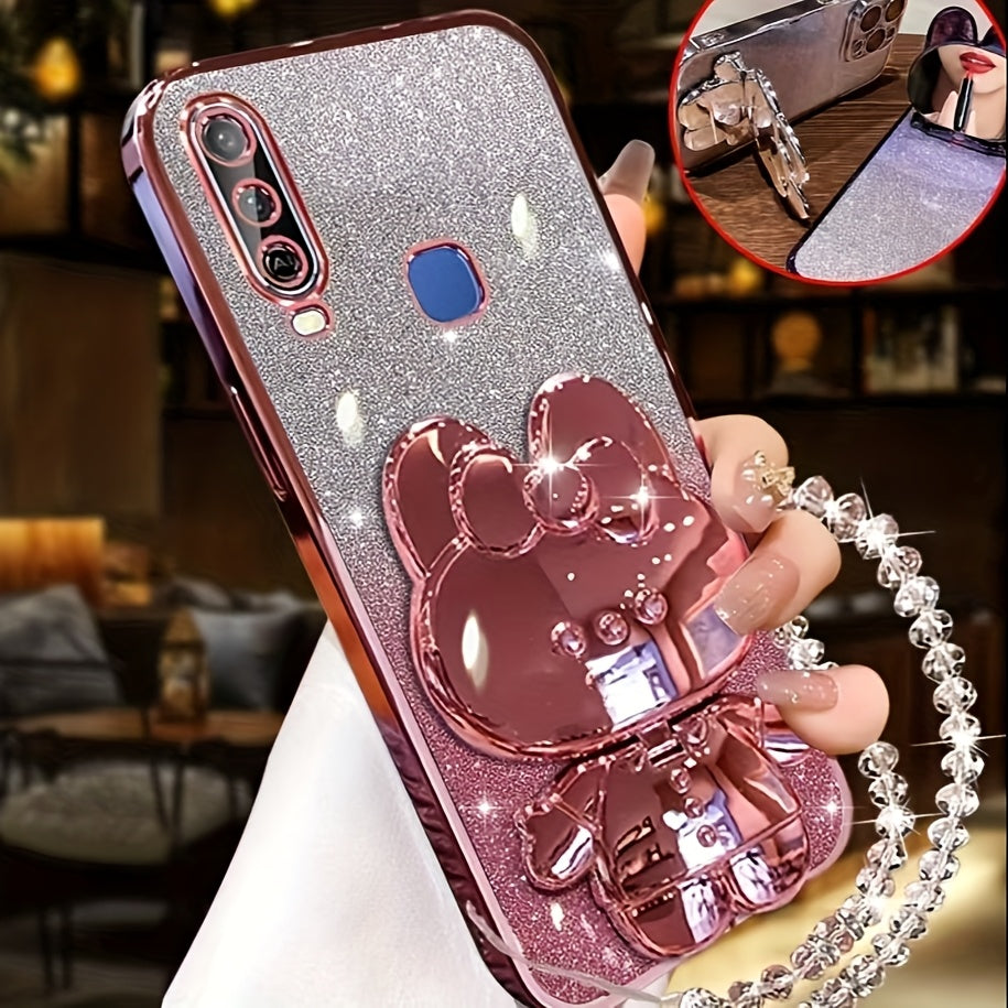 Sparkle Phone Case with Stand  Strap for Huawei P30